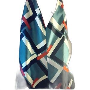 ZARA GEOMETRIC HALTER TOP IN MULTICOLORS SZ Med NWT